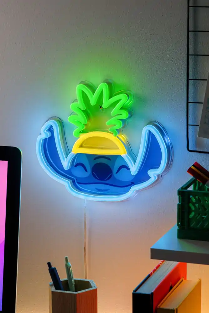 Lilo &amp; Stitch Neon LED fali lámpa termékfotó