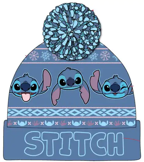 Lilo & Stitch Pom-Pom Dark Blue kötött sapka termékfotó