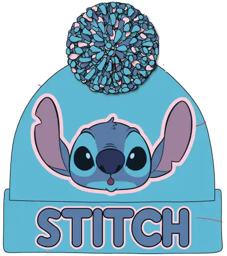 Lilo & Stitch Pom-Pom Light Blue kötött sapka termékfotó