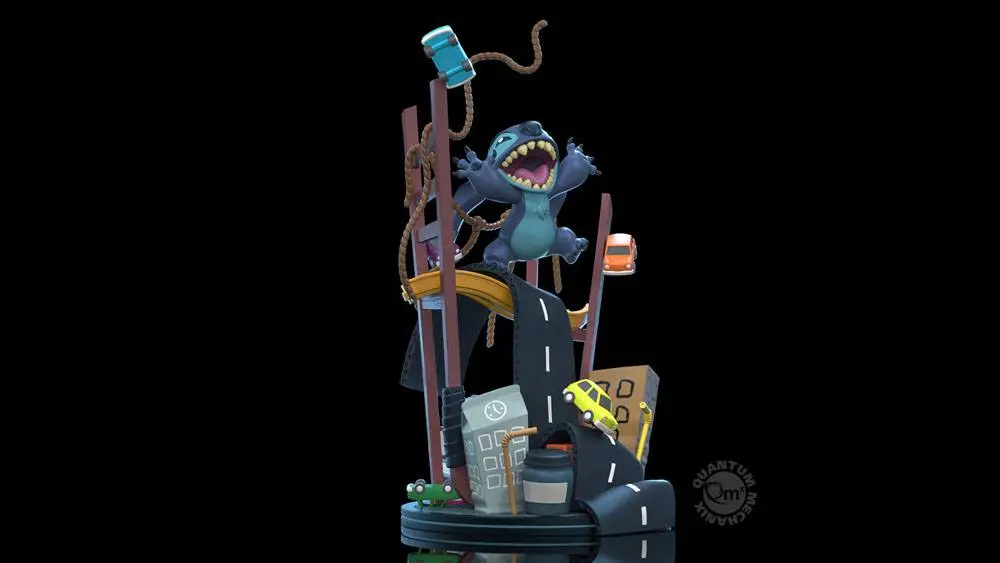 Lilo &amp; Stitch Q-Fig Max Elite Stitch x San Francisco figura 13 cm termékfotó