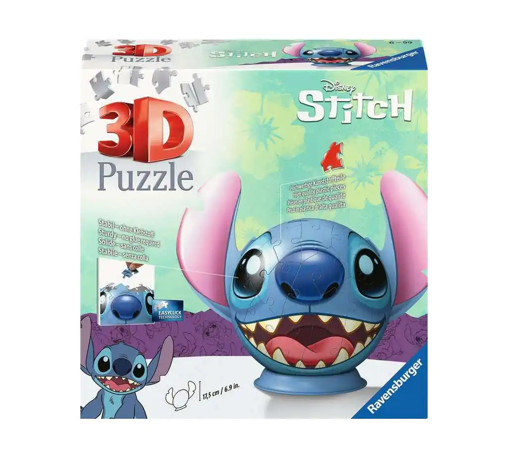 Lilo & Stitch Stitch 3D puzzle (72 darab) termékfotó