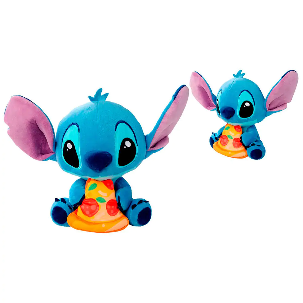 Lilo & Stitch Stitch with Pizza plüss figura 25 cm termékfotó