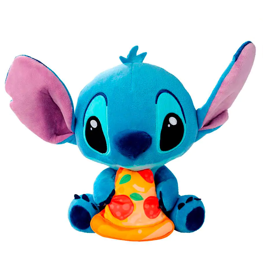 Lilo & Stitch Stitch with Pizza plüss figura 25 cm termékfotó