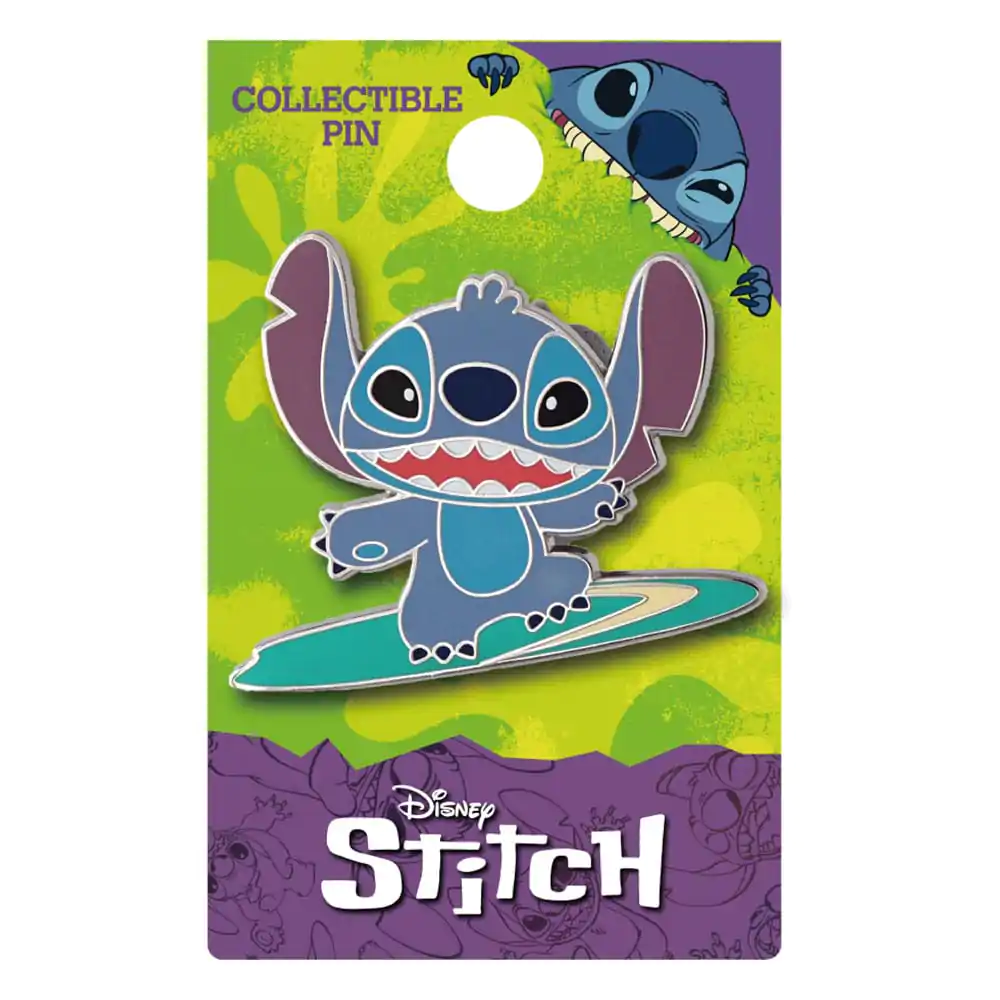 Lilo &amp; Stitch Surfing Stitch kitűző termékfotó