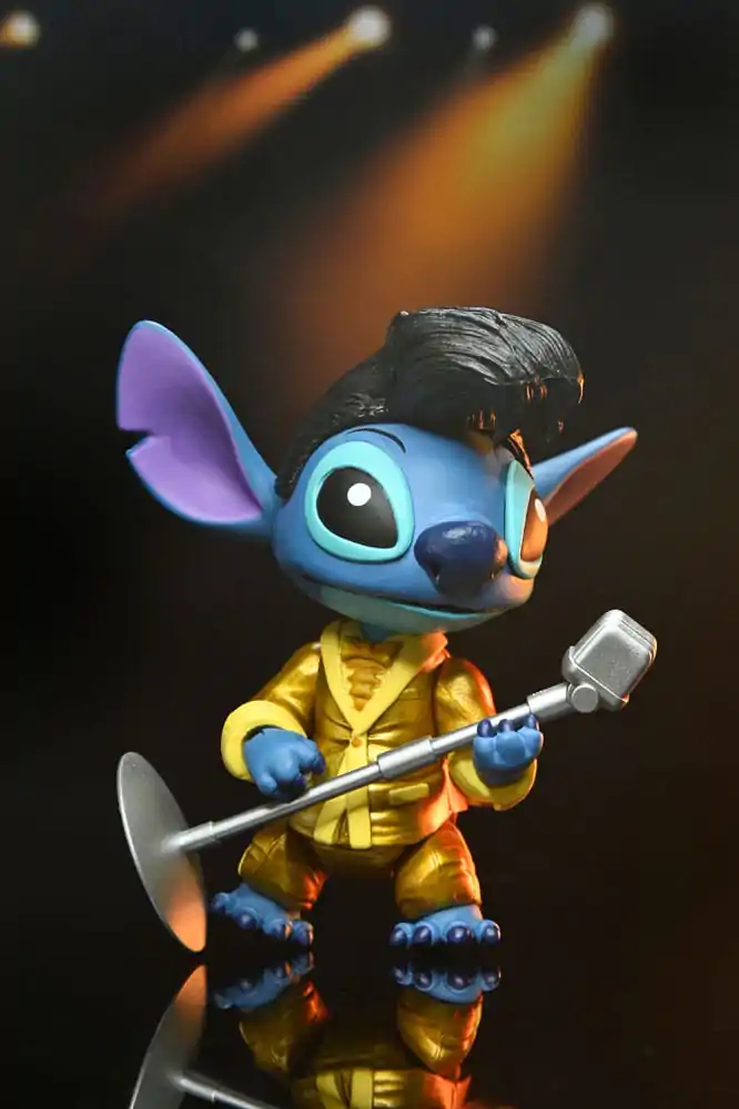 Lilo & Stitch Ultimate Gold Suit Elvis Stitch akciófigura 7 cm termékfotó