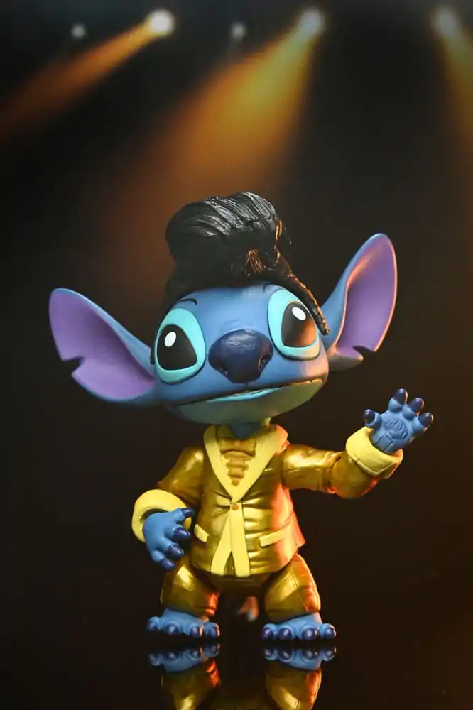 Lilo & Stitch Ultimate Gold Suit Elvis Stitch akciófigura 7 cm termékfotó