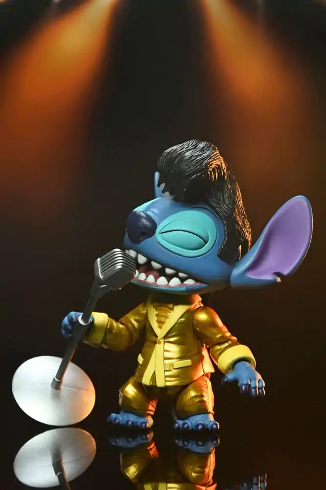 Lilo & Stitch Ultimate Gold Suit Elvis Stitch akciófigura 7 cm termékfotó