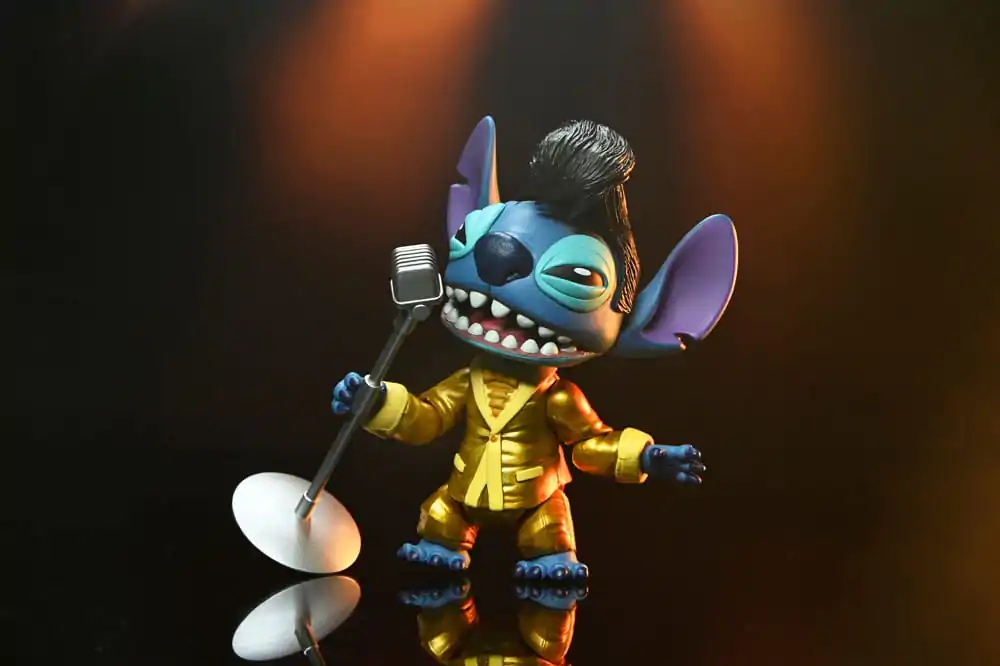 Lilo & Stitch Ultimate Gold Suit Elvis Stitch akciófigura 7 cm termékfotó
