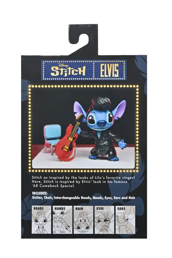 Lilo &amp; Stitch Ultimate Singer Elvis Stitch akciófigura 7 cm termékfotó