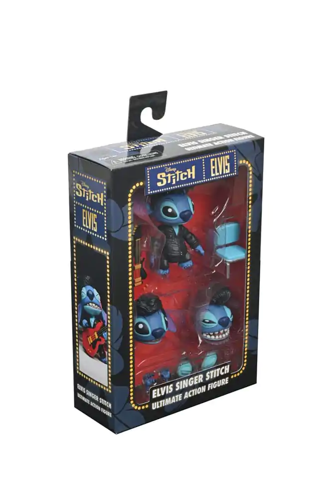 Lilo &amp; Stitch Ultimate Singer Elvis Stitch akciófigura 7 cm termékfotó