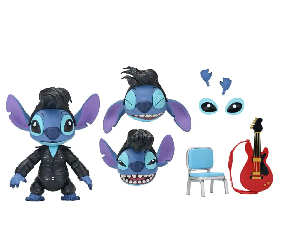 Lilo &amp; Stitch Ultimate Singer Elvis Stitch akciófigura 7 cm termékfotó