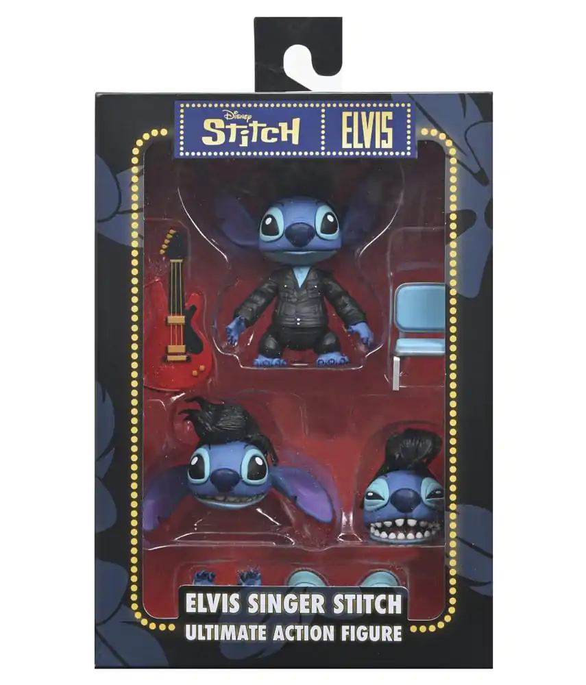 Lilo &amp; Stitch Ultimate Singer Elvis Stitch akciófigura 7 cm termékfotó