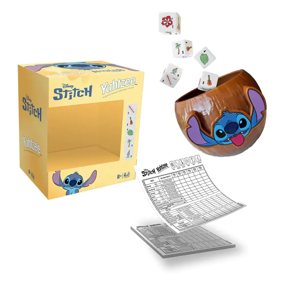 Lilo &amp; Stitch Yahtzee Stitch német nyelvű társasjáték termékfotó