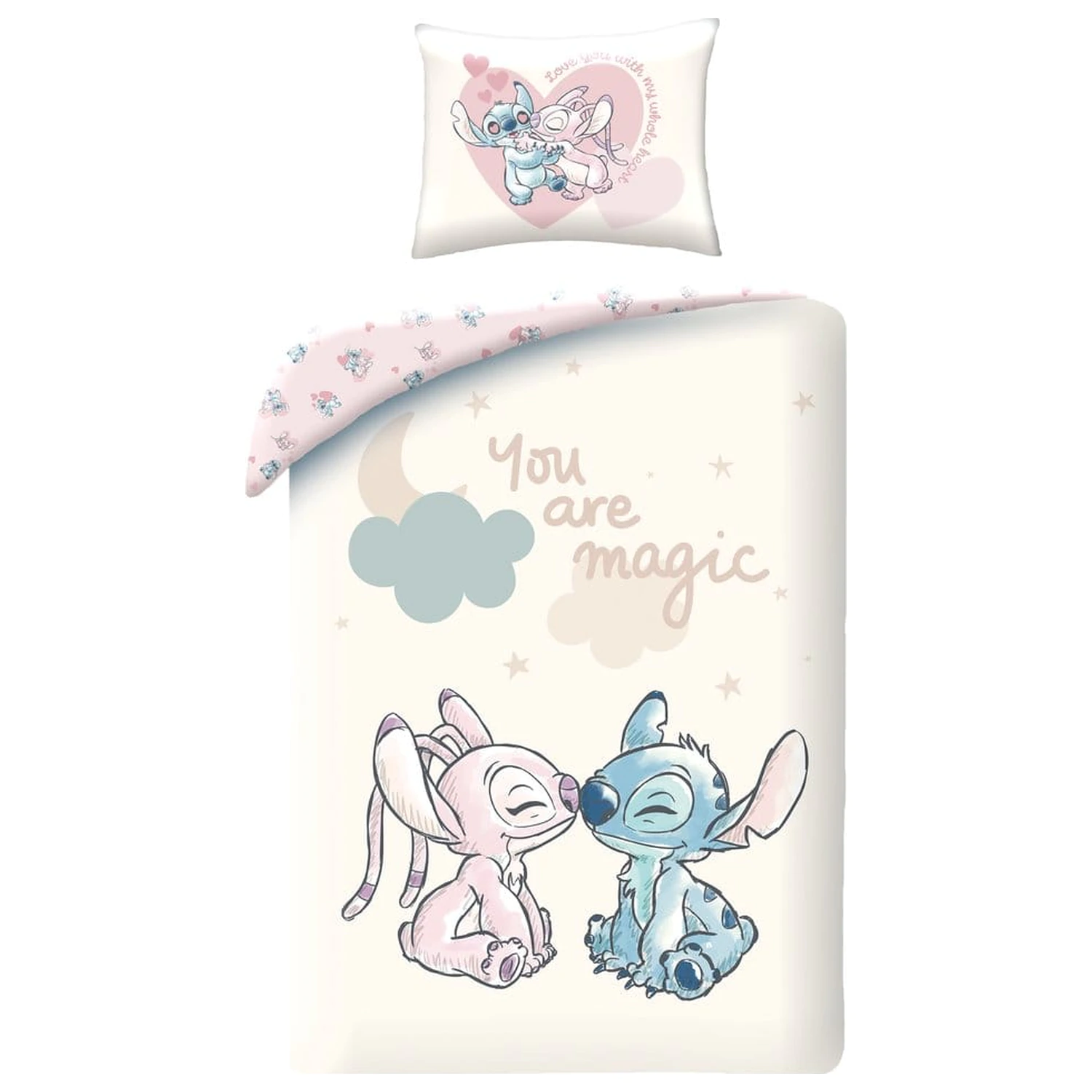 Lilo & Stitch ágyneműhuzat You Are Magic termékfotó