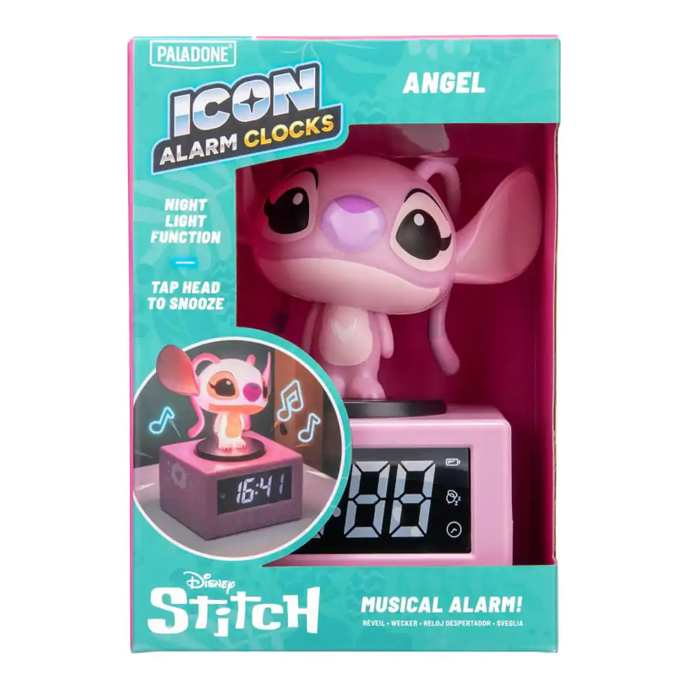 Lilo & Stitch Angel Icon ébresztőóra 12 cm  termékfotó