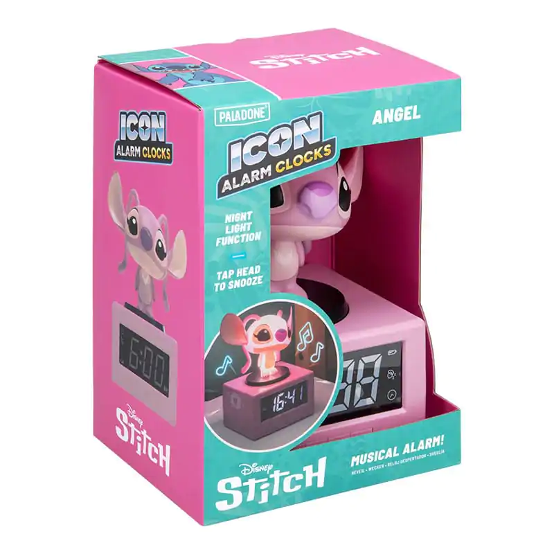 Lilo & Stitch Angel Icon ébresztőóra 12 cm  termékfotó