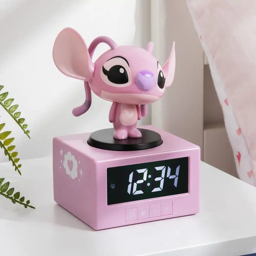 Lilo & Stitch Angel Icon ébresztőóra 12 cm  termékfotó