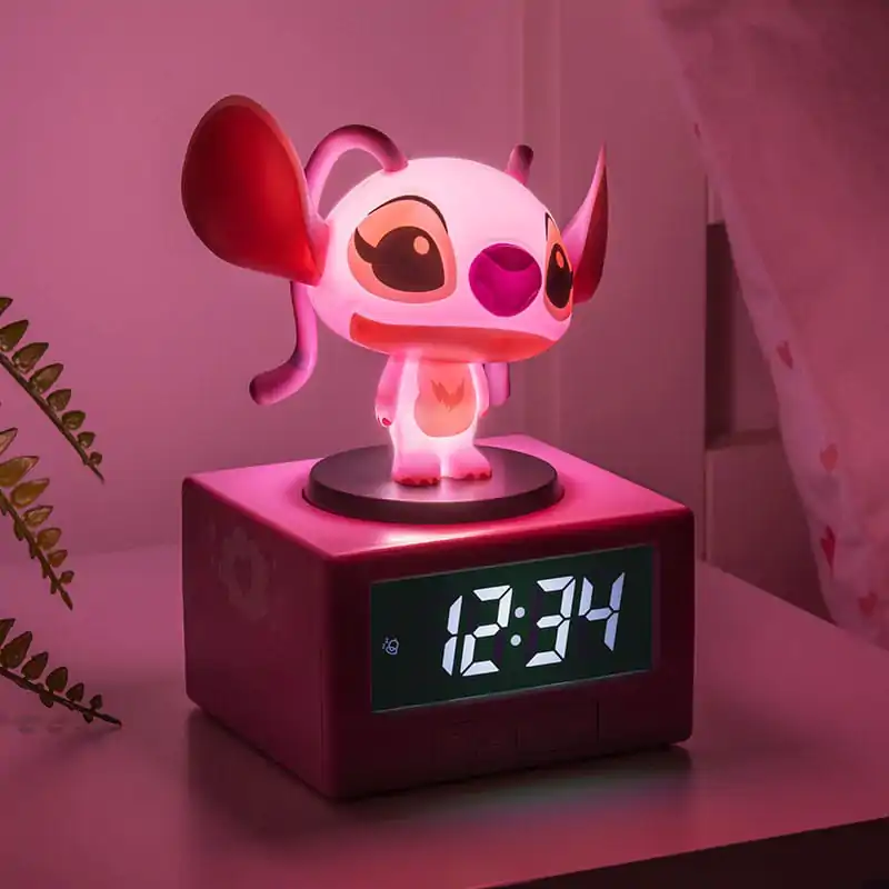 Lilo & Stitch Angel Icon ébresztőóra 12 cm  termékfotó