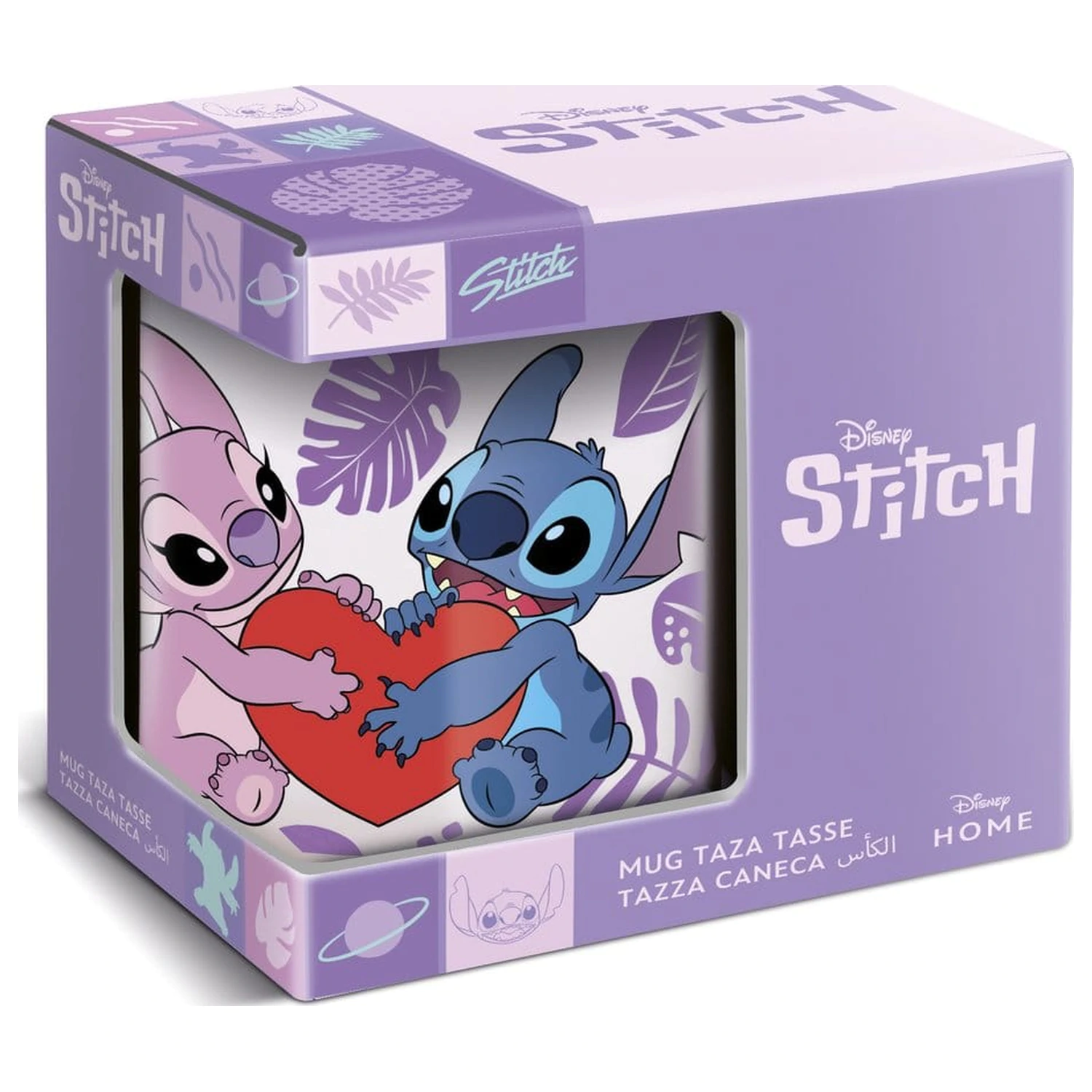 Lilo & Stitch Angel & Stitch Heart bögre 325 ml  termékfotó