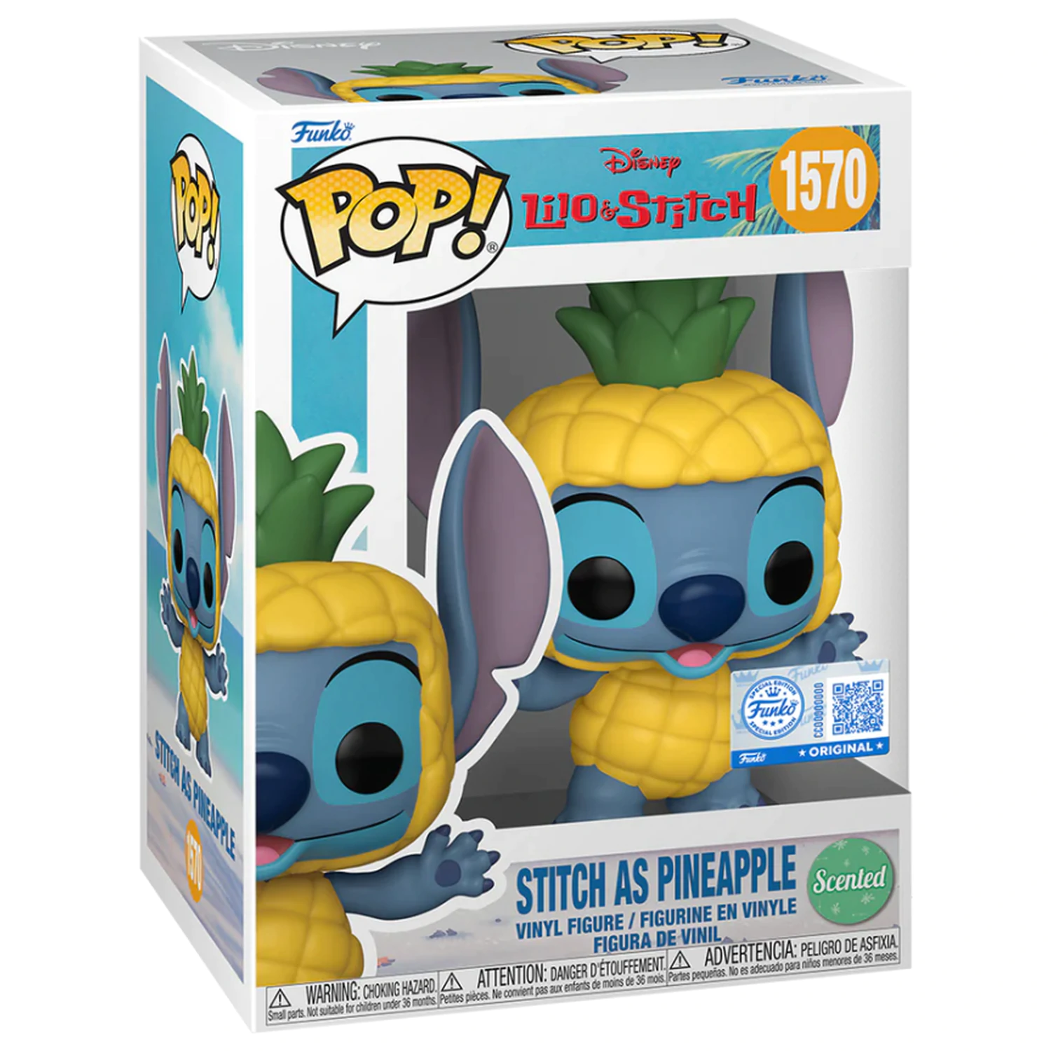 Lilo & Stitch Funko POP Disney Stitch as Pineapple (SC) termékfotó