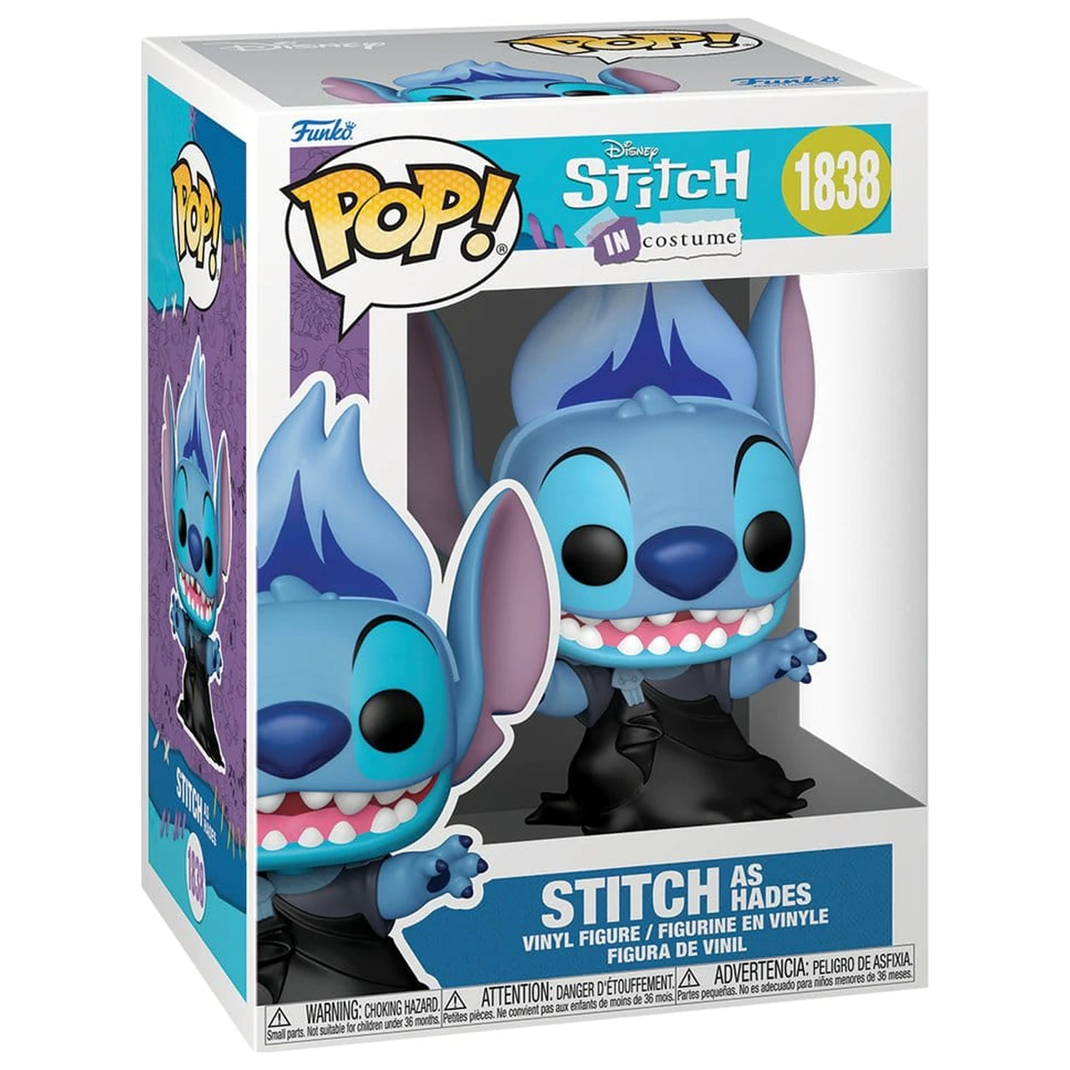 Lilo & Stitch Funko POP! Disney Vinyl figura Stitch as Hades 9 cm termékfotó