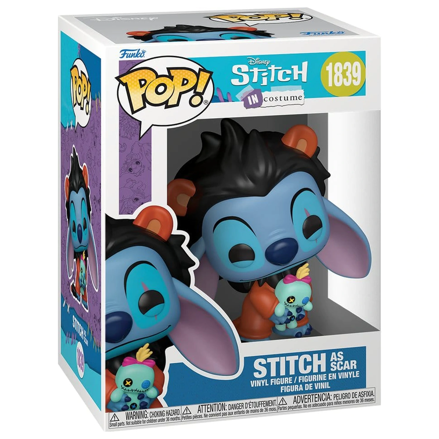 Lilo & Stitch Funko POP! Disney Vinyl figura Stitch as Scar 9 cm termékfotó