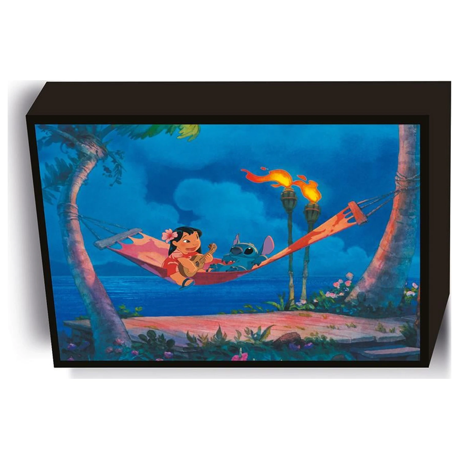 Lilo & Stitch Hammock megvilágított poszter 30x40 cm termékfotó