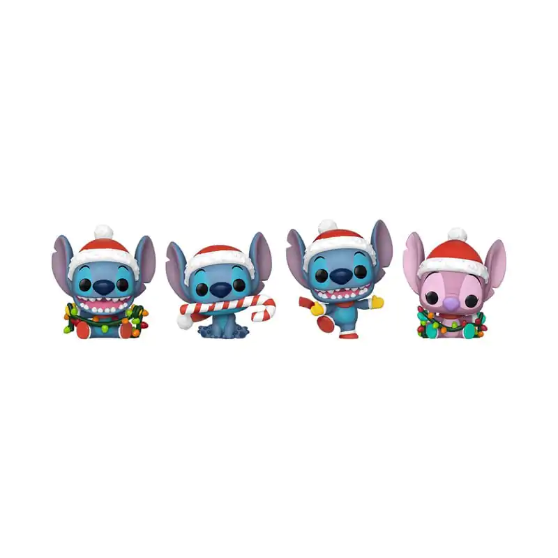 Lilo&Stitch Holiday 2025 Pocket Funko POP! Vinyl 4 db-os figura csomag Tree Holiday Box 4 cm termékfotó