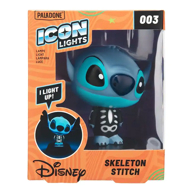 Lilo & Stitch Skeleton Icons lámpa 11 cm termékfotó