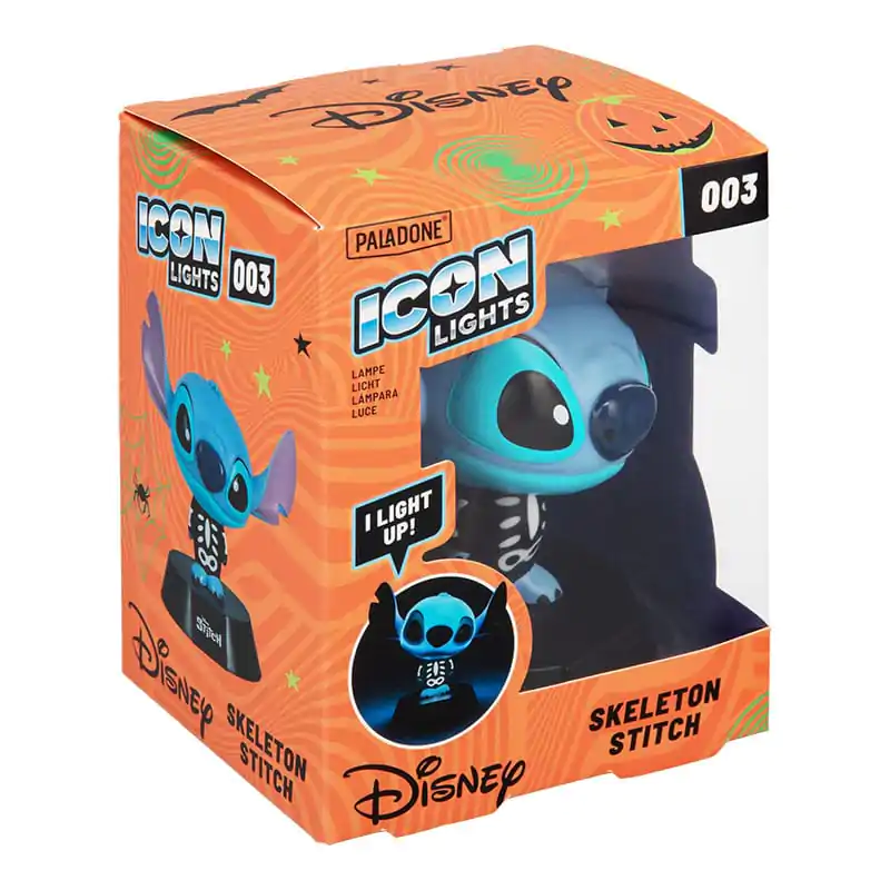 Lilo & Stitch Skeleton Icons lámpa 11 cm termékfotó