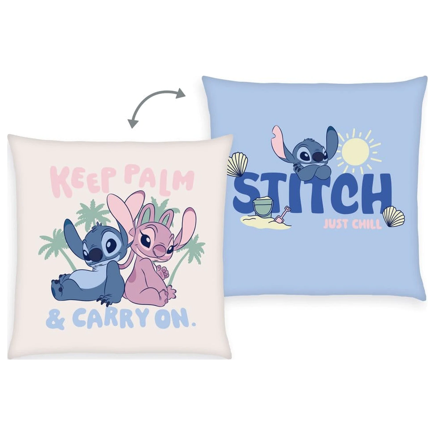 Lilo & Stitch Stitch & Angel Keep Palm & Carry On párna 40 x 40 cm termékfotó
