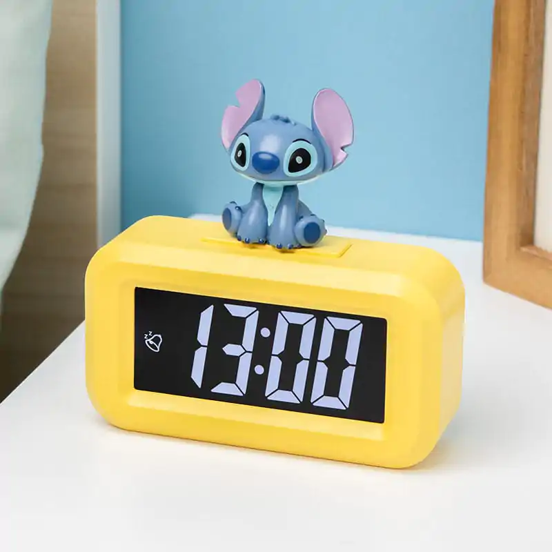 Lilo & Stitch Stitch Icon mini ébresztőóra 8 cm  termékfotó