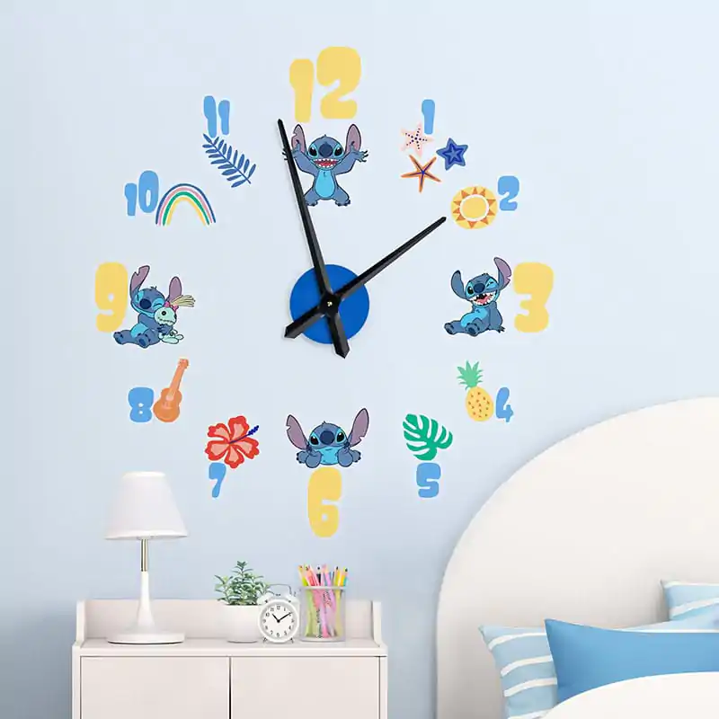 Lilo & Stitch Stitch öntapadós falióra  termékfotó
