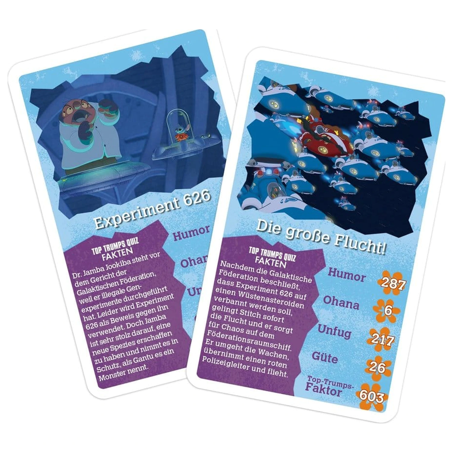 Lilo & Stitch Top Trumps német nyelvű kártyajáték  termékfotó