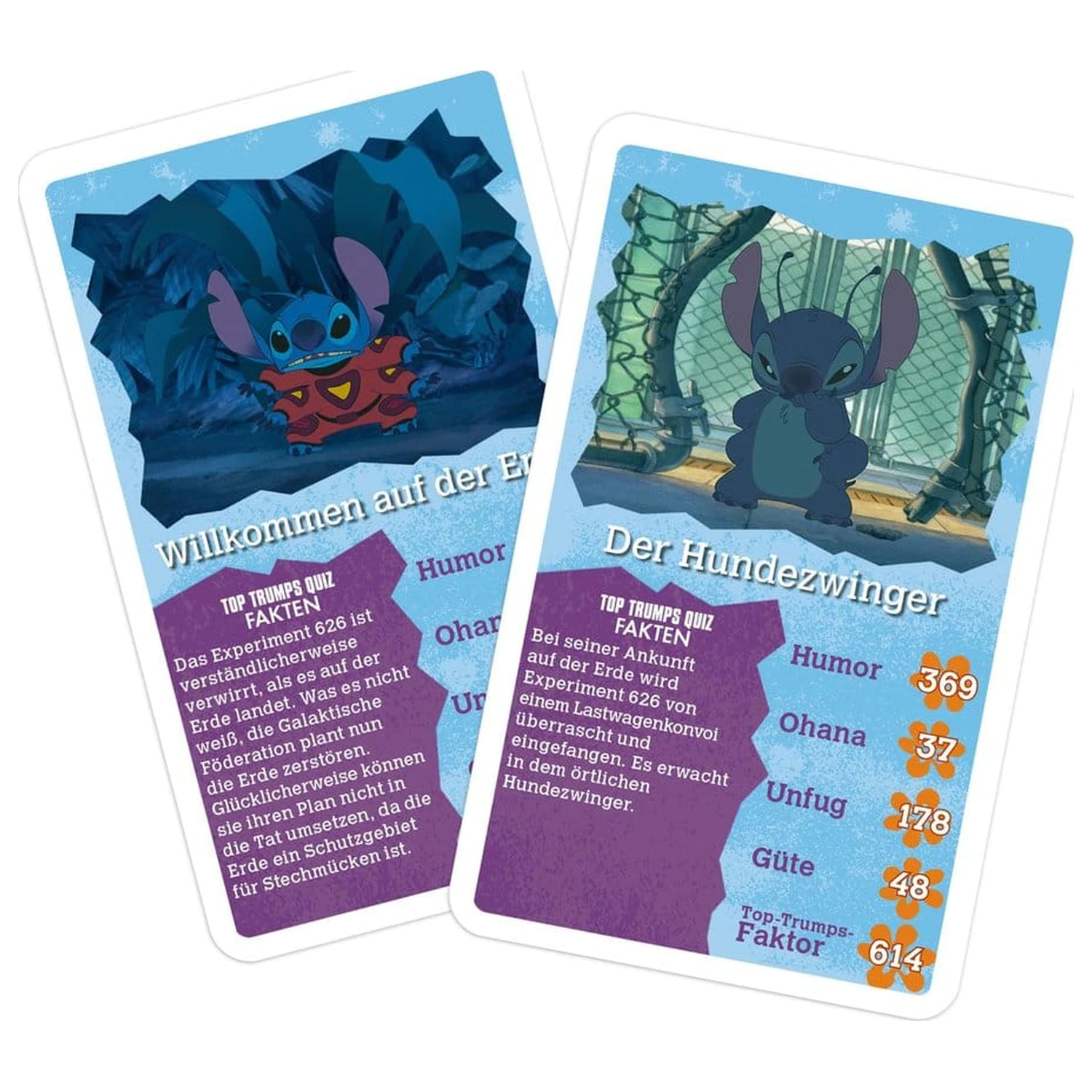 Lilo & Stitch Top Trumps német nyelvű kártyajáték  termékfotó