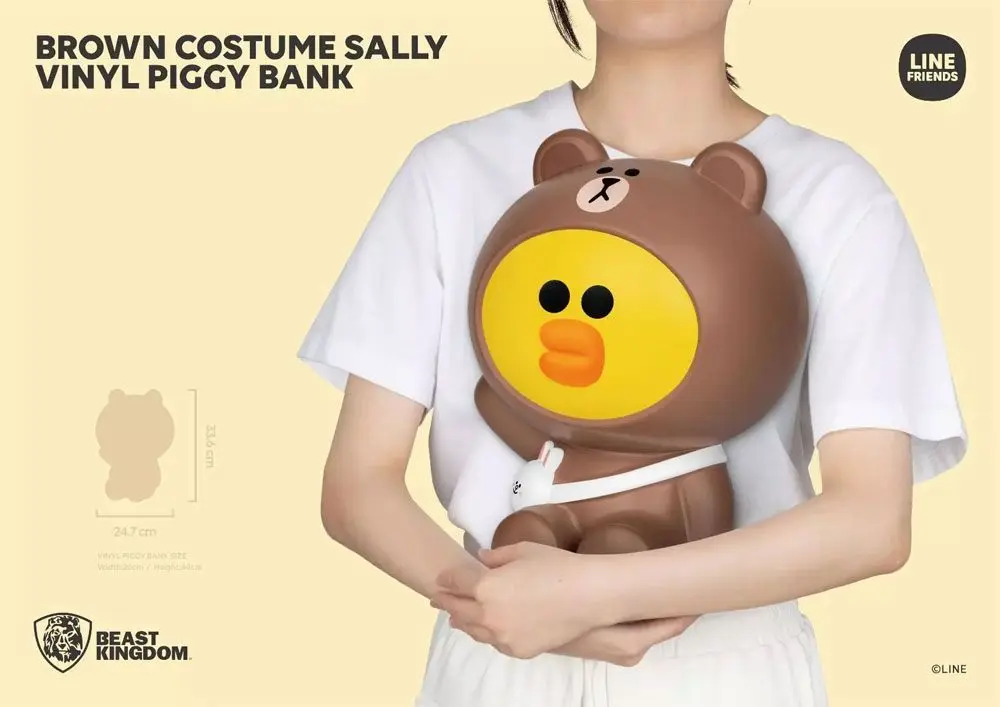 Line Friends Series Brown Costume Sally Vinyl persely 34 cm termékfotó