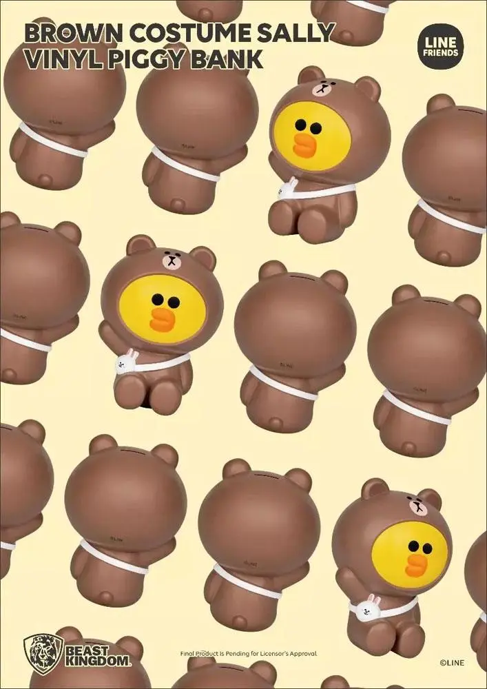 Line Friends Series Brown Costume Sally Vinyl persely 34 cm termékfotó