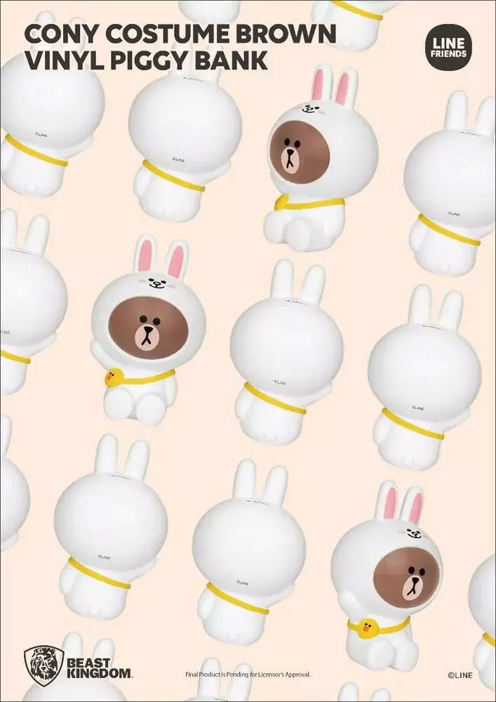 Line Friends Series Vinyl Cony Costume Brown persely 40 cm termékfotó