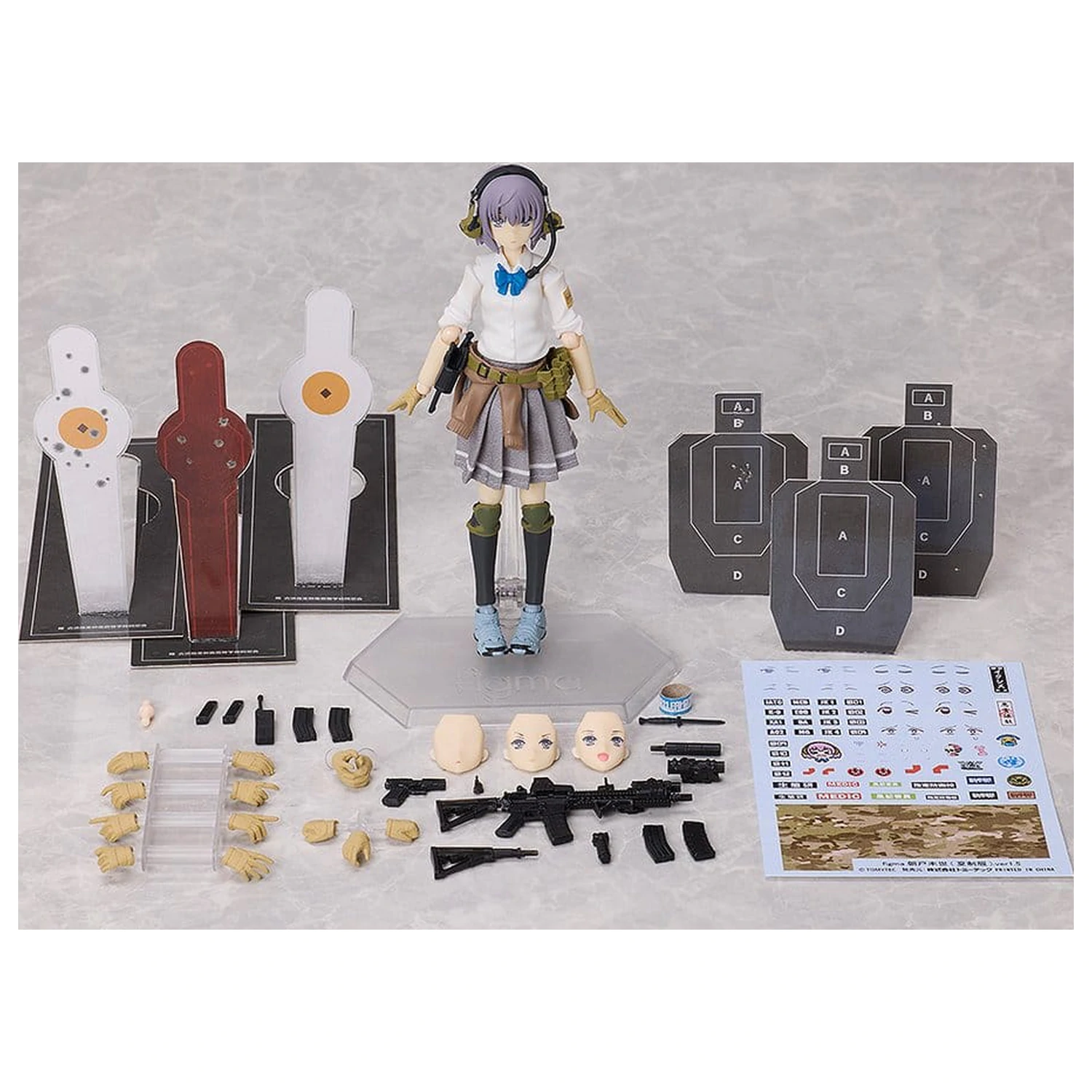 Little Armory figma akciófigura Miyo Asato: Summer Uniform ver. 1.5 13 cm termékfotó