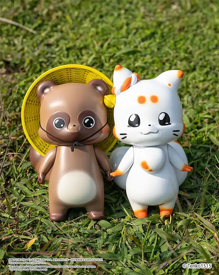 Little Fox with Two Tails Vinyl figura Chibi Creature Ponkichi 15 cm termékfotó