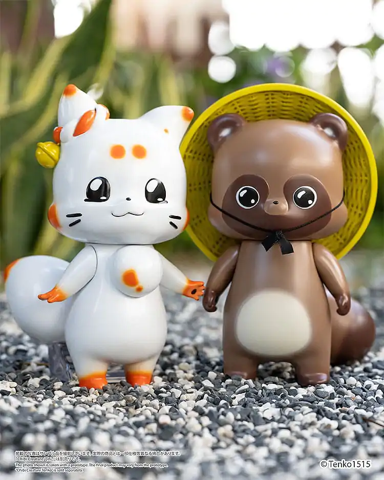 Little Fox with Two Tails Vinyl figura Chibi Creature Ponkichi 15 cm termékfotó