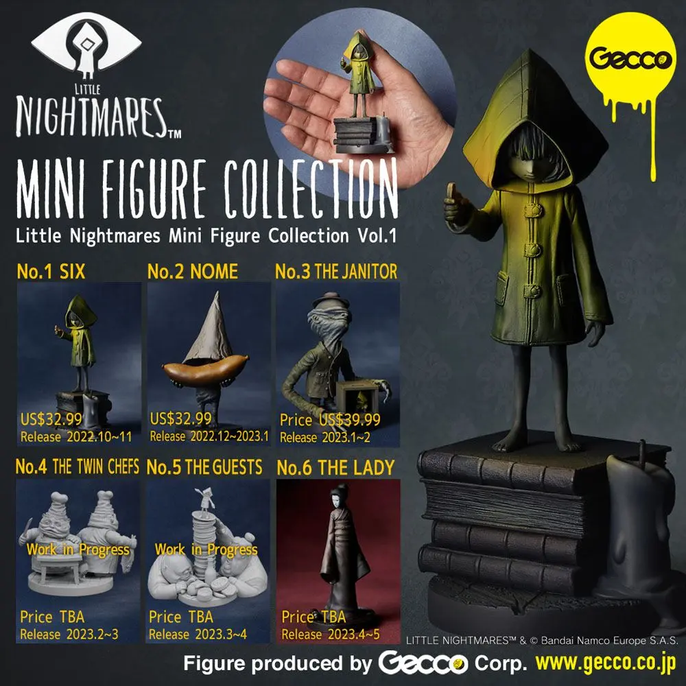 Little Nightmares Mini figura Collection The Janitor PVC szobor figura 10 cm termékfotó