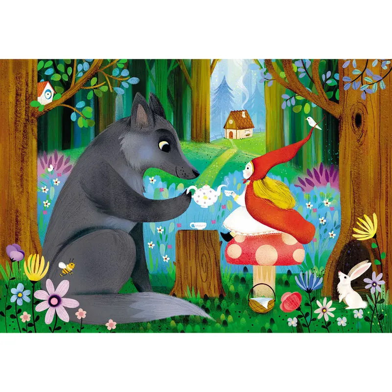 Piroska és a farkas 104db-os puzzle termékfotó