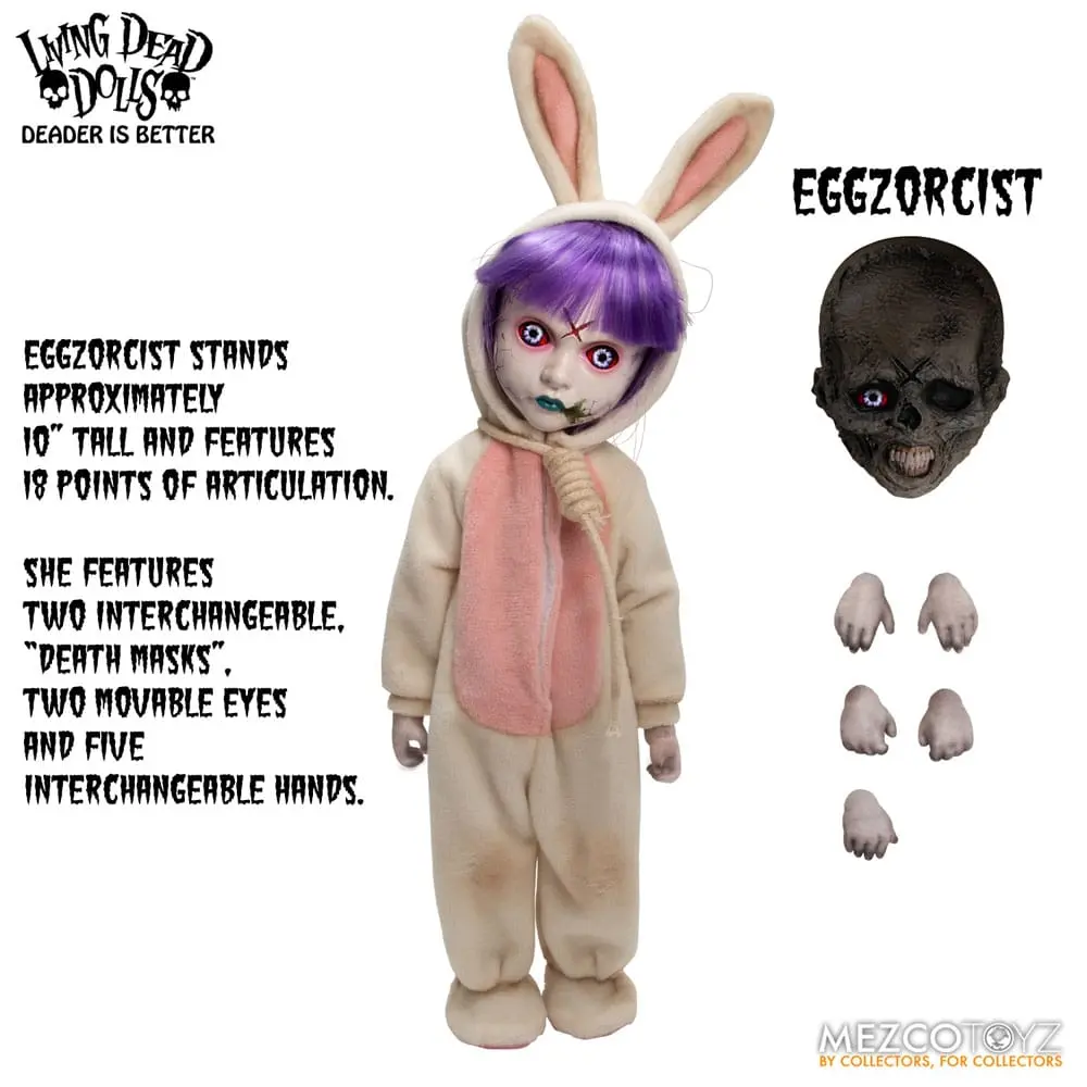 Living Dead Dolls Doll Eggzorcist figura 25 cm termékfotó