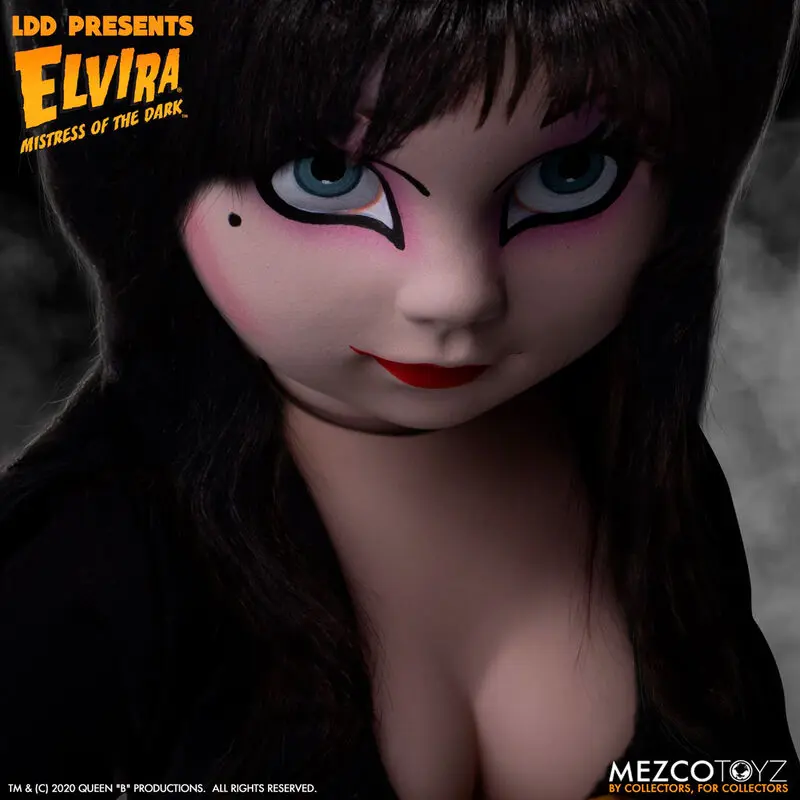 Living Dead Dolls Elvira Mistress of the Dark Elvira figura 25cm termékfotó