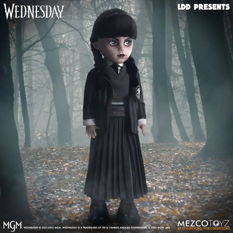 Living Dolls Wednesday Uniform játék baba figura 25,5cm termékfotó