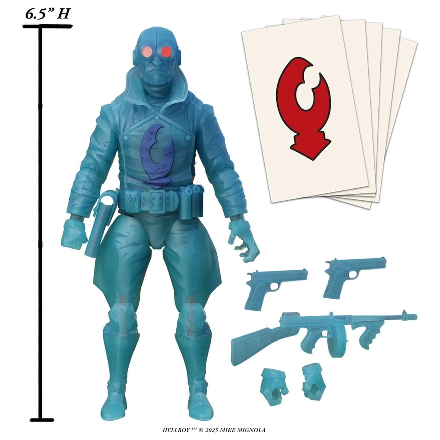 Lobster Johnson 1/12 akciófigura The Ghost of Lobster Johnson (Limitált kiadás) 17 cm termékfotó