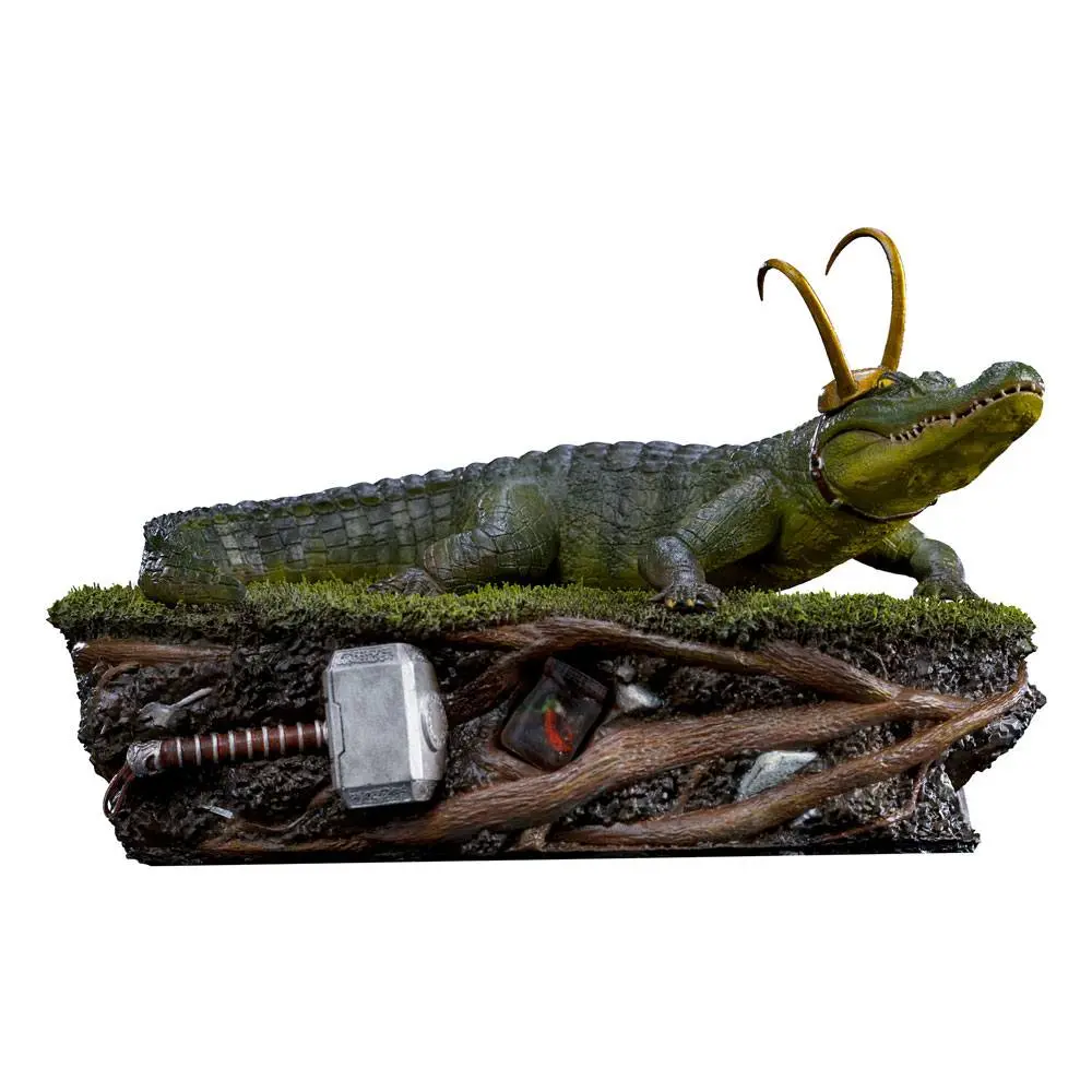 Loki Art Scale 1/10 Alligator szobor figura 15 cm termékfotó