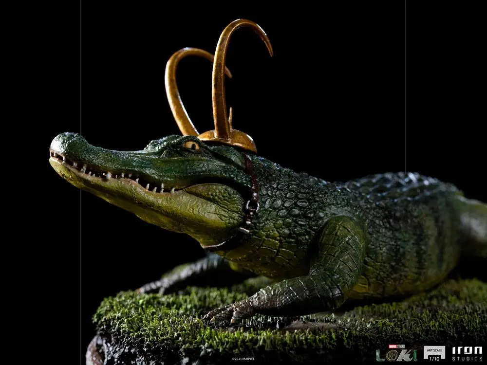 Loki Art Scale 1/10 Alligator szobor figura 15 cm termékfotó