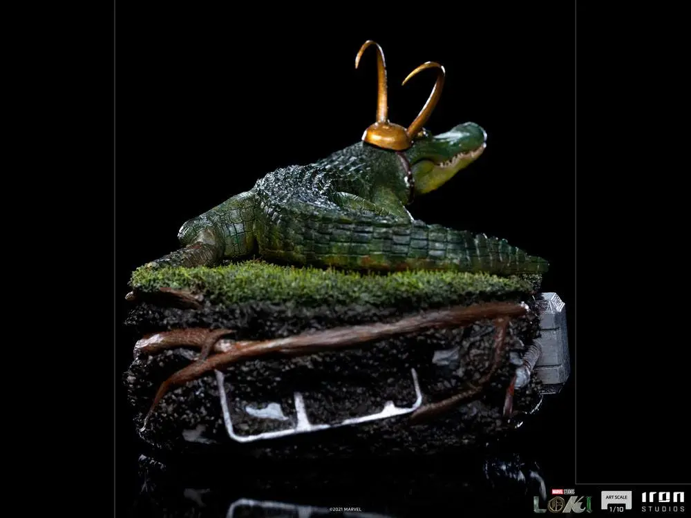 Loki Art Scale 1/10 Alligator szobor figura 15 cm termékfotó